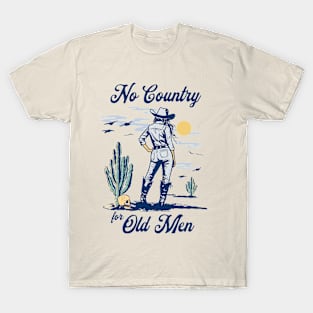 No Country for Old Men Feminist Pro Choice Vintage Cowgirl T-Shirt